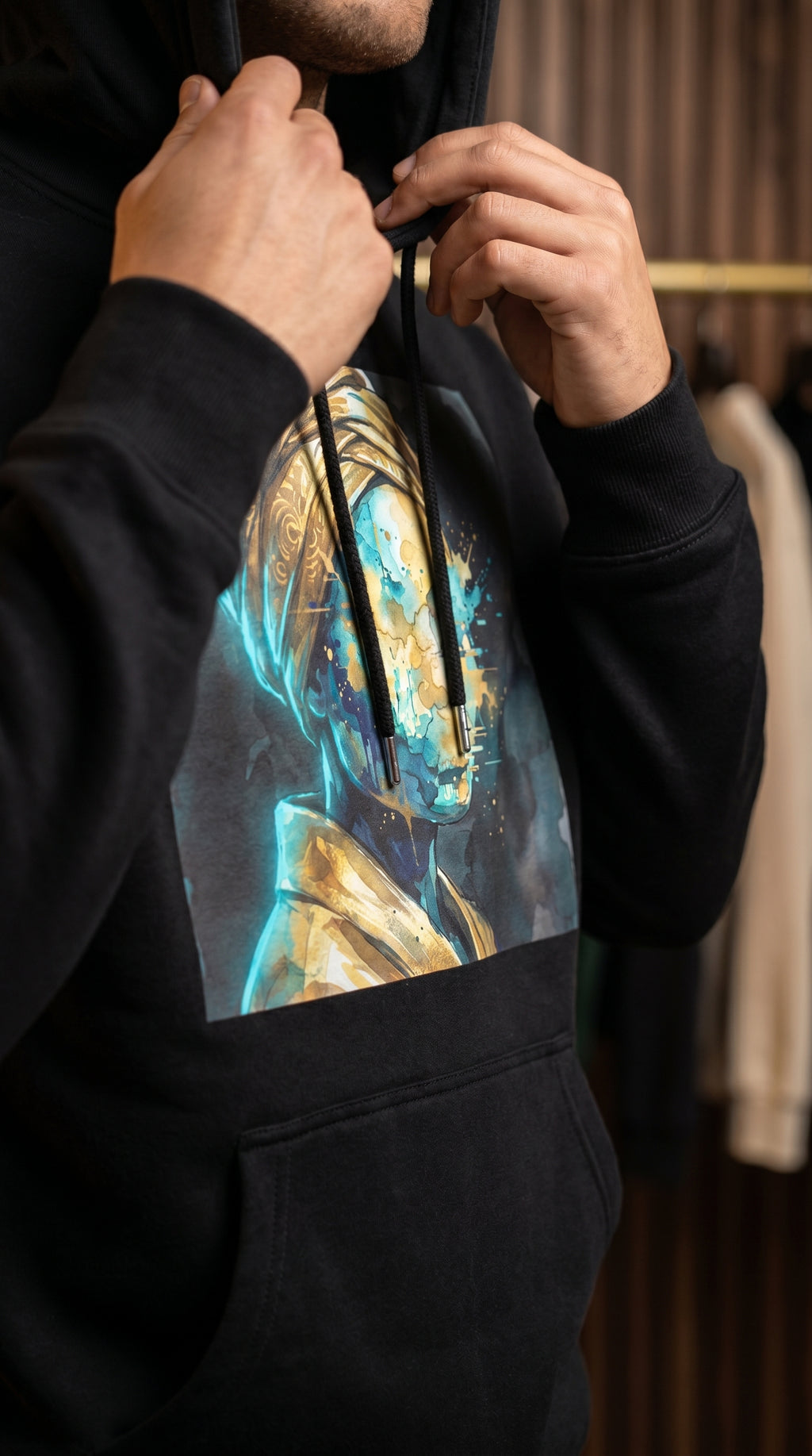 Cyber-Haitian Queen Premium Hoodie – ADEP Official