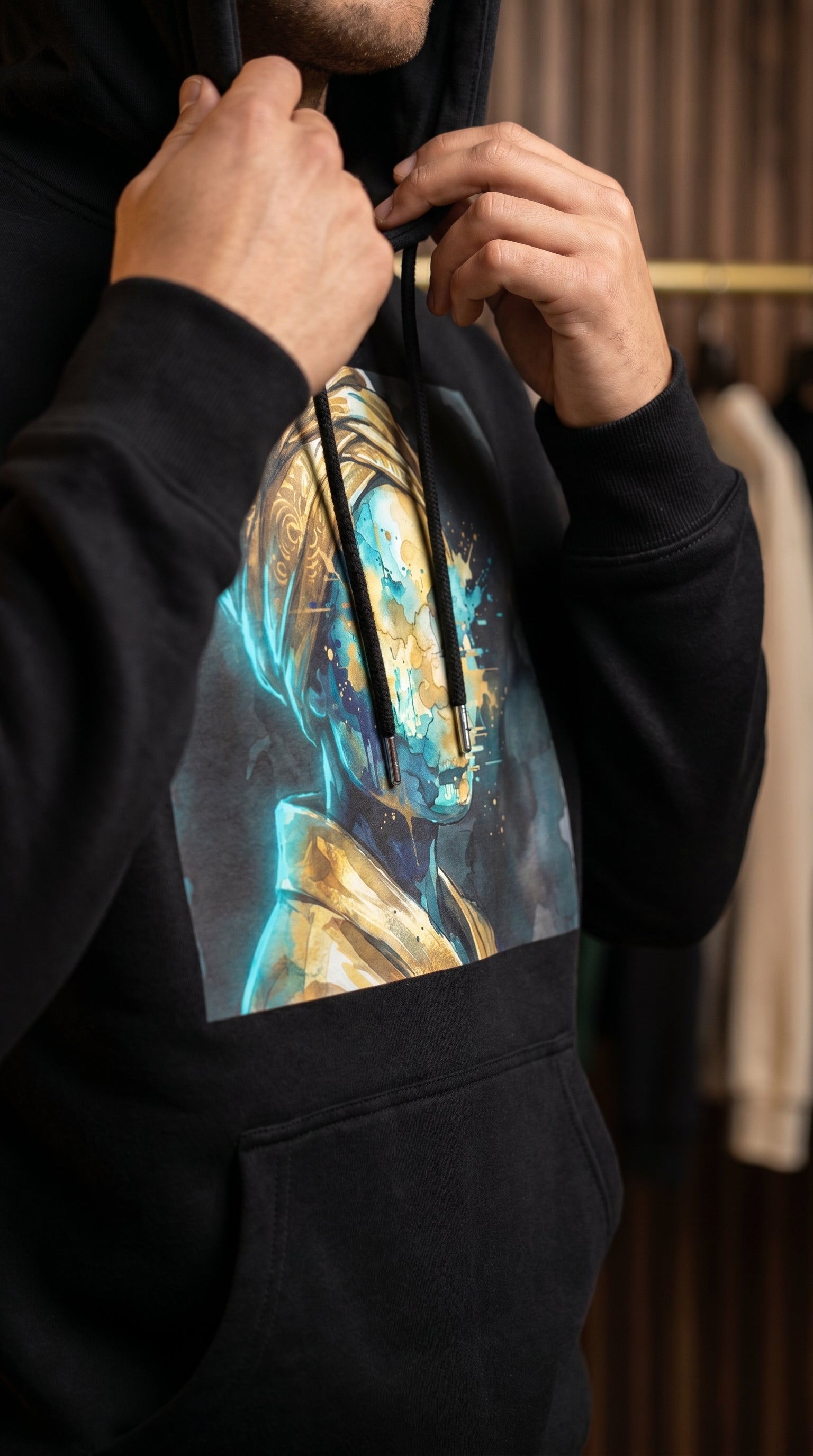 Cyber-Haitian Queen Premium Hoodie – ADEP Official