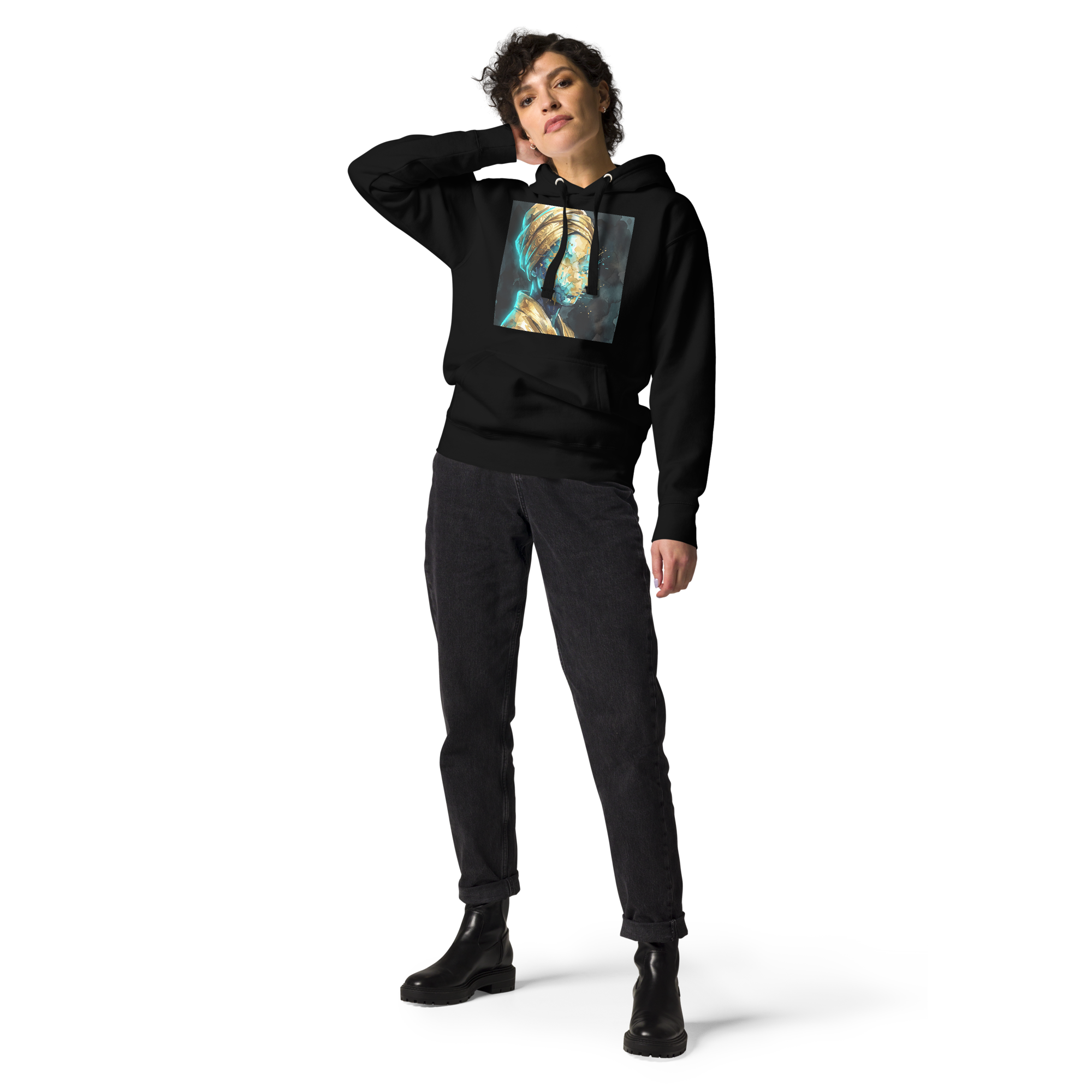Cyber-Haitian Queen Premium Hoodie – ADEP Official